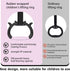 GDLPZM Gymnastics Rings, Children's Home Gym Equipment, Children's Adjustable Strap Strength Training Rings, Pulling