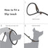 Friends Forever Premium Quality Dog Rope Leash, 6FT Reflective, Thick Heavy Duty, No Pull, Red