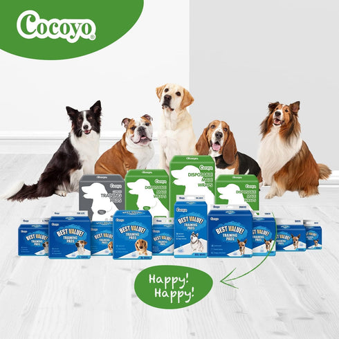 COCOYO Extra Large Dog Training Pads, Premium Charcoal Pee Pads, Carbon Absorb Urine Odor (40 Count, XXL)