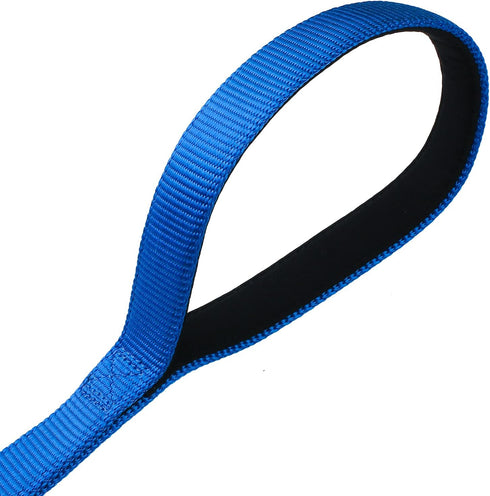 Advanced 12 Inches Nylon Short Dog Leash with Heavy Duty Clasp and Soft Padded Handle for Large Medium Dogs (Classic