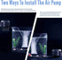 AQQA 5W 10W Aquarium Air Pump, Ultra-Quiet Energy-Saving Oxygen Pump for Freshwater and Marine Fish Tank