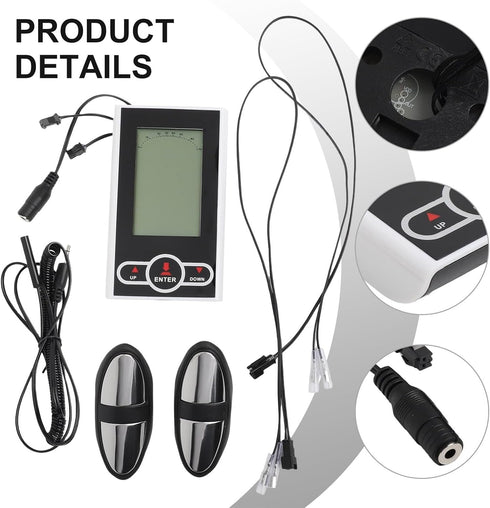 Cloudpower 137X80mm, Exercise Bike Monitor Speedometer With Time Speed Distance Calories Heart Rate Functions, LCD