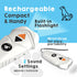 NEW 2024 Bark Begone Rechargeable Dog Trainer - Anti Barking Device, Ultrasonic Emitter, Long Range, Correct Poor
