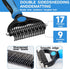 IDQQUQQ 4PCS 4-in-1 Pet Pro Grooming Tool | Pet Grooming Rake | Dog Hair Remover | Dog Shampoo Brush Pet Grooming Kit