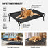 Veehoo Cooling Raised Dog Bed - Guardrail Elevated Bed, Chewproof Frame with Washable Breathable Teslin Mesh, Non-Slip