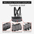 Low-Vis Tactical Chest Fixation Device - Lightweight Elastic Rig Cummerbund for Combat Gear