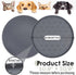 2 Pack 10.9 10.9 (2 Pet Feeding Mats for Food and Water, Waterproof Anti-Slip Placemats for Dog Cat Bowl, Silicone Pet