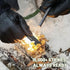 Fire Starter Ferro Rod, 4 Inch Flint and Steel Survival Kit for Camping and Hiking, 6-in-1 Emergency Fire Steel