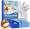 Hypoallergenic Pet Cleaning Glove Wipes for Dogs & Cats, Disposable No-Rinse Grooming Wipes, 6 Pcs for Daily Care