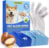 Hypoallergenic Pet Cleaning Glove Wipes for Dogs & Cats, Disposable No-Rinse Grooming Wipes, 6 Pcs for Daily Care