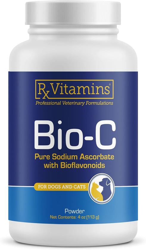 Rx Vitamins Bio-C - Vitamin C for Dogs and Cats, Immune Support Supplement with Lemon Bioflavonoids for Allergy Relief,