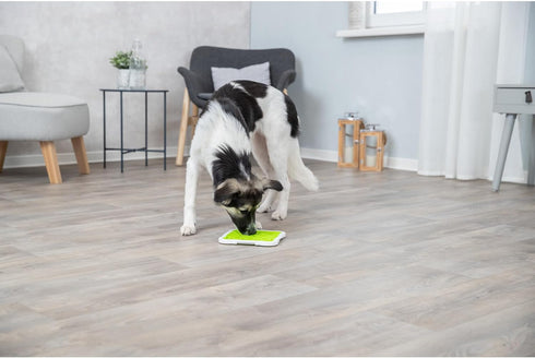 TRIXIE Lick'n Snack Licking Plate, Dogs and Cats Lick Mat, Slow Feeder