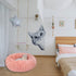 Nisrada Cat Beds for Indoor Cats, 20 Inch Dog Bed for Small Medium Large Dogs, Washable Round Pet Bed