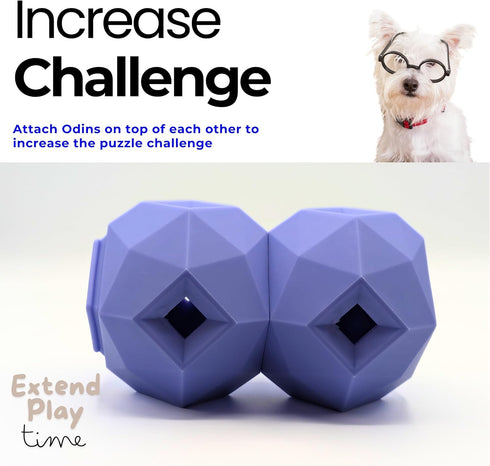 Treat Dispensing Balls for Medium Dogs and Cat Treat Dispenser Toy, Interactive for Self-Play, Improves Oral Hygiene