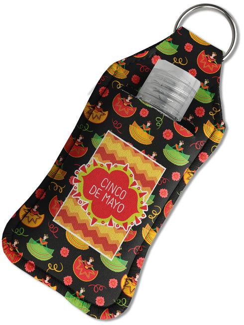 Customizable Cinco De Mayo Hand Sanitizer & Keychain Holder - Large