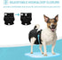 Avont 3 Pack Washable Female Dog Diapers, Premium Reusable Doggie Period Panties, Large, Black