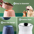 Elevated Cat Bowls, Raised Bowls for Food and Water, Beneficial for Digestion, Easy to Clean, Pink