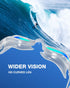 ZIONOR G1 Lite Swim Goggles with Cap, Comfortable Anti-Fog Swimming Goggles Set for Adult Men and Women