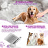 Dematting Undercoat Rake Comb for Dogs & Cats - 2.5-In Stainless Steel Safety Blades for Removing Mats & Tangles
