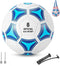 STEEFAN Soccer Ball - Size 3/4/5 for Kids Outdoor Play with Carry Net, Official Size Ball, Needles & Air Pump