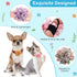20 Pcs Dog Collar Flowers, Multi-Color Pet Flower Bow Ties and Grooming Accessories for Dog Collars