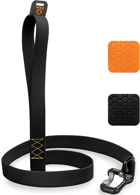 COLLAR Evolutor Extra Heavy Duty Dog Leash 4 Ft, Durable Leash for Large, Medium and Small Dogs (Black)