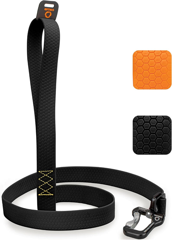 COLLAR Evolutor Extra Heavy Duty Dog Leash 4 Ft, Durable Leash for Large, Medium and Small Dogs (Black)