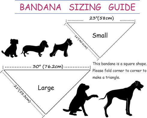 ARING PET Summer Dog Bandanas, Light Blue Flamingo Kerchief Triangle Bibs for Small Medium Large Dogs