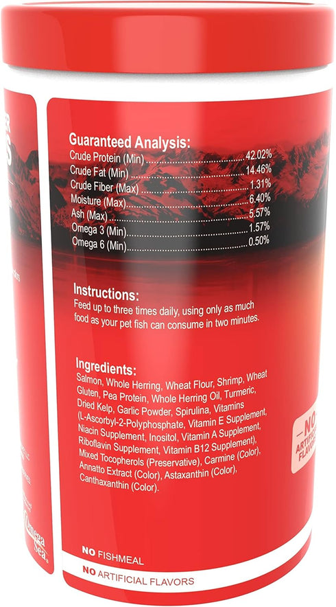 Omega One Freshwater Flakes, 5.3 oz Fish Food