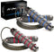 Jump Rope, Tangle-Free Rapid Speed Cable Skipping Rope, Adjustable for Men, Women, Kids - 2 Pack