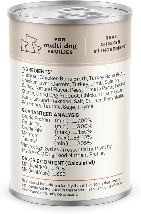 12.7 oz. 6) Canidae All Life Stages Wet Dog Food, Chunky Stew Toppers, Multi-Protein & Vegetable Recipe, (Case