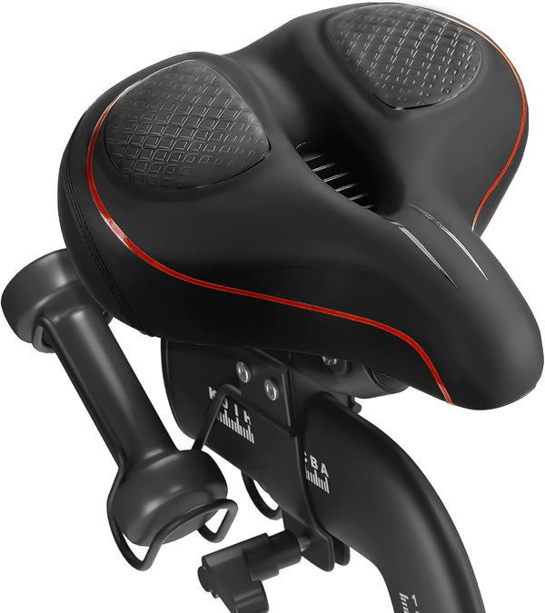 Oversized Bike Seat for Peloton Bike & Bike+, Comfort Cushion Compatible with Peloton, Road or Exercise Bikes