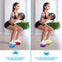 Yes4All Hedgehog Balance Pods for Exercise, Core Body Balancing, Set of 6 with Hand Pump