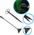 Aquarium Scissor Tweezers Spatula Tool - 4 in 1 Stainless Steel Aquascaping Tools Set for Fish Tanks