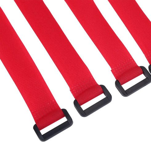 Hook & Loop Bands, 5Pcs/Set Adjustable Nylon Handlebar Tie Straps for Sports Cycling