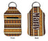Personalized African Masks Hand Sanitizer & Keychain Holder