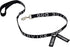Albcorp Service Dog Leash - Embroidered with Padded Neoprene Handle and Reflective Threads, 4 Feet, Black