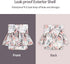 3 Pack QBD18XL CuteBone Female Dog Diapers with Skirts Reusable Puppy Dresses Pants for Heat Cycle Period