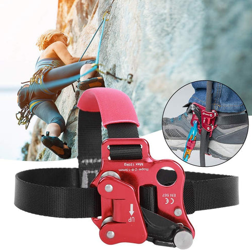 VBESTLIFE Life Aviation Aluminum Alloy Left/Right Foot Ascender Riser for Outdoor Rock Climbing (Right Foot