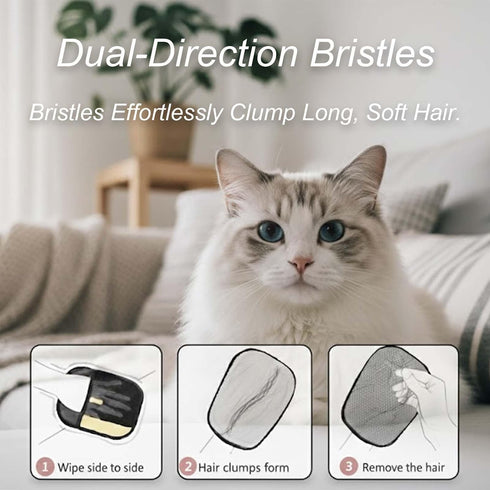 NOTYETING 1-Pack, Pet Hair Removal Glove for Dogs and Cats - Upgraded Electrostatic & Reusable Magic Brush Tool