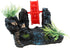 Rockery Aquarium Decorations, Fish Tank Mountain Decor with Castle Model