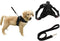 Heavy Duty Dog Harness and Leash Set, Adjustable Reflective No-Pull Padded Vest for Dogs