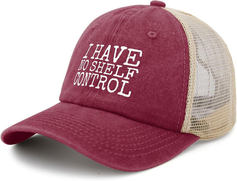 liabiliies I Have No Shelf Control Hat Funny Trucker Hats Men Dad Hat Funny Gifts