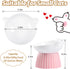 Ceramic Raised Cat Bowl,Tilted Raised Cat Bowl Anti Vomit Cat Bowls for Indoor Cats Whisker Friendly Pet Feeder for Cats Puppies, Microwave and Dishwasher Safe