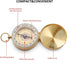 JSD Camping Survival Compass Metal Compass Kids Compass for Hiking Camping Hunting Outdoor Military Navigation Tool