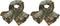 HYOUT Tactical Neck Scarves, Woodland Camo Scarf for Outdoor Sports