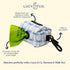 Lucy & Co. Dog Poop Bag Holder - Leak Proof Dispenser with Leash Attachment - Easy Refills - Hygienic Pet Poop Pickup