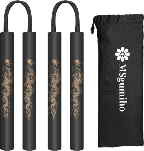 Nunchucks Cord Nunchakus, Safe Foam Rubber Training Nunchucks for Kids & Beginners Practice