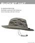FROGG TOGGS Waterproof Bucket Hat, Breathable Sun Protection