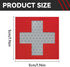 2 Packs, Equipment.Style2 Pcs IR Reflective Medic Red Cross IFAK Patches | Hook & Loop Medical First Aid Badges